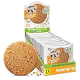 Lenny & Larry's - The Complete Cookie (12x113g) Peanut Butter – Beurre de cacahuète – 16 g protéines – Végan – Snack ou post-entraînement