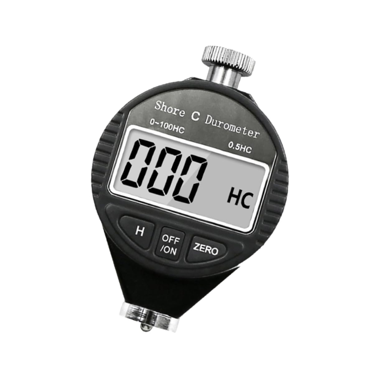 Cabilock Durómetro Shore a Digital Pantalla Lcd para Medición de Dureza en Plástico Negro y Cuero, Rango Amplio 0-100hc, Fácil Lectura para Uso Industrial y Científico