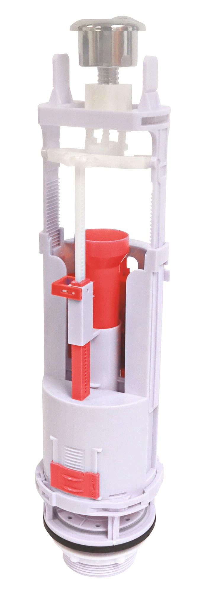Chasse d'eau WC SOMATHERM FOR YOU à étrier double poussoir blanc