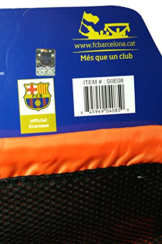 Rhinox FC Barcelona Gym Sack Bag Drawstring Backpack Cinch Bag Authentic Official New 2015 - Orange/Navy3