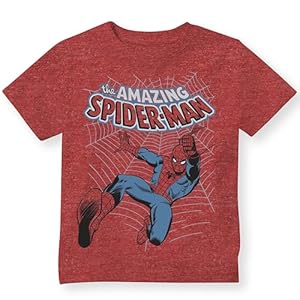 Marvel Boys’ Toddler Spider-Man Short Sleeve T-Shirt