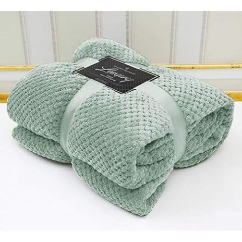 LJ Luxurious Popcorn Waffle Throws Cover