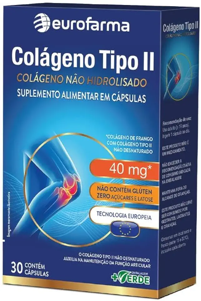 Colágeno Tipo II C/ 30 Caps