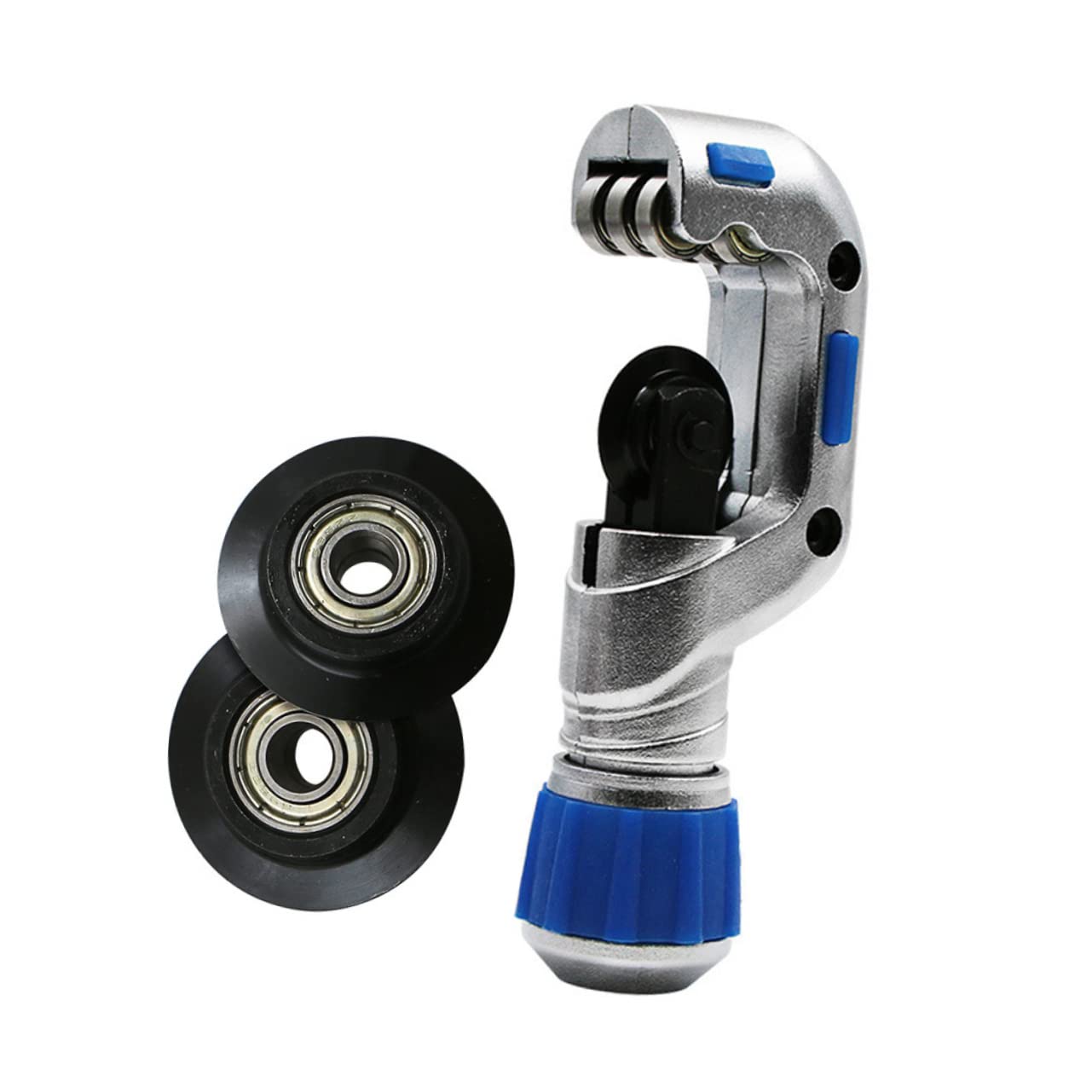 ARTIBETTER Stainless Steel Tube Cutter 2 Blades Bearing Cutter for Metal Plastic Tubing Fast Cutting Easy Replacement Lightweight Portable