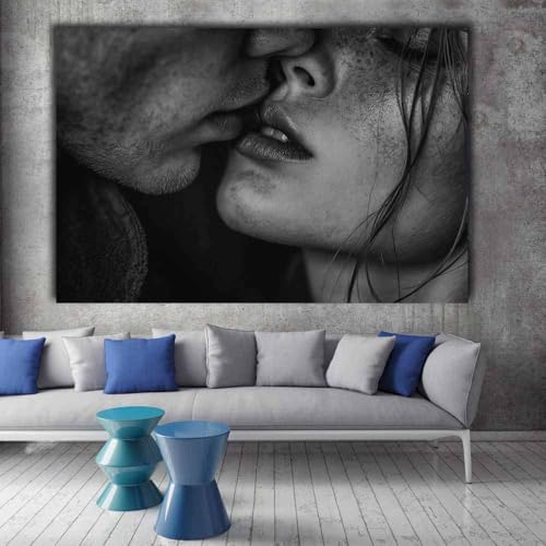 Tableau Salon Moderne Baiser Vintage Chic Décoration Couloir