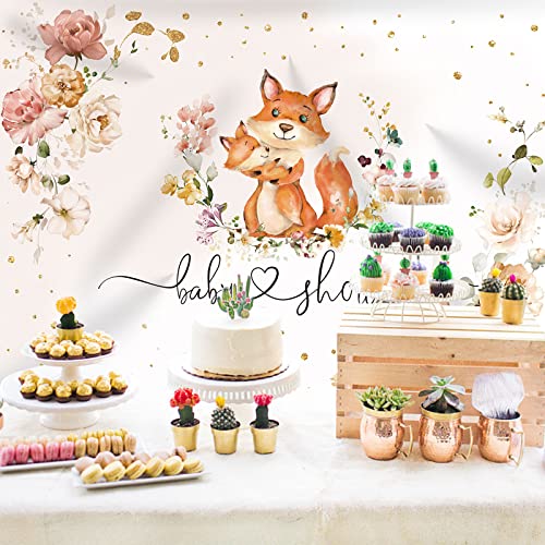 Fondo fotográfico rosa de 7x5 pies para baby shower miniatura 2