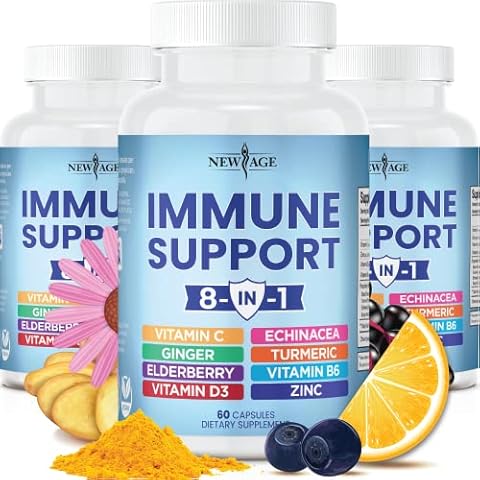 NEW AGE 8 in 1 Immune Support Supplement Cover