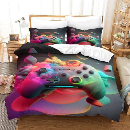 Parure de lit moutons drôles 3D en microfibre King 220x240 cm