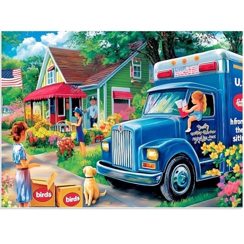 Image of Jigsaw Puzzles 500 Pieces for Adults, 500 Pieces Puzzles for Adults Seniors, Challenging Puzzle Perfect for Game Night, Pieces Fit Together Perfectly Colorful Puzzle Gift for Friends 20.5 x 15 in