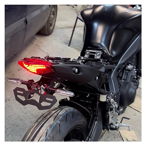 Support de Plaque d'immatriculation pour MT09 SP 2021-2023 Support Arrière avec Éclairage LED - 3