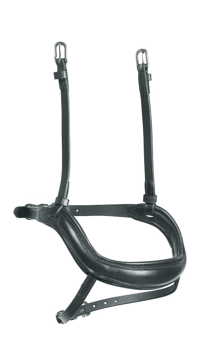 Shires Velociti Rapida Ergonomic Flash Noseband (X.Full, Black)