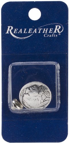 Realeather Crafts Concho Antico Argento Ornamenti