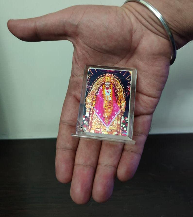 WOWWOW Car Dashboard Idols Sai Baba with Stand