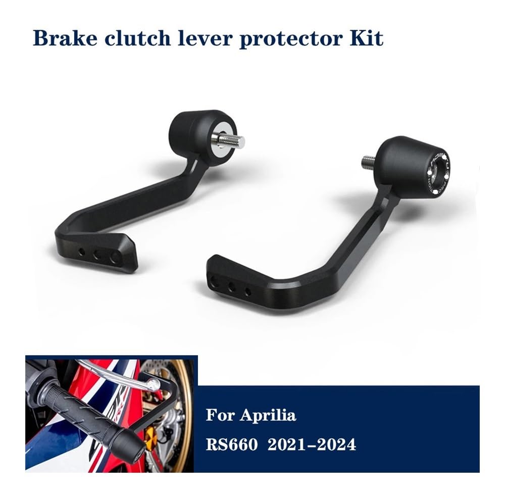 Garde Levier Moto Universel TEAUSA - Pour Aprilia RS4, RS125, RS50 - Rouge - Protection Frein/Embrayage