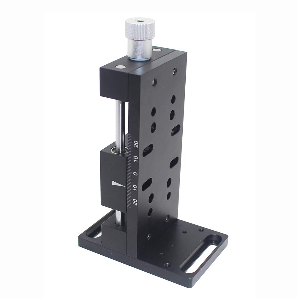 60x40MM Z-axis Manual Column Lifting Platform Laboratory Optical Displacement Platform (Stroke 50MM)