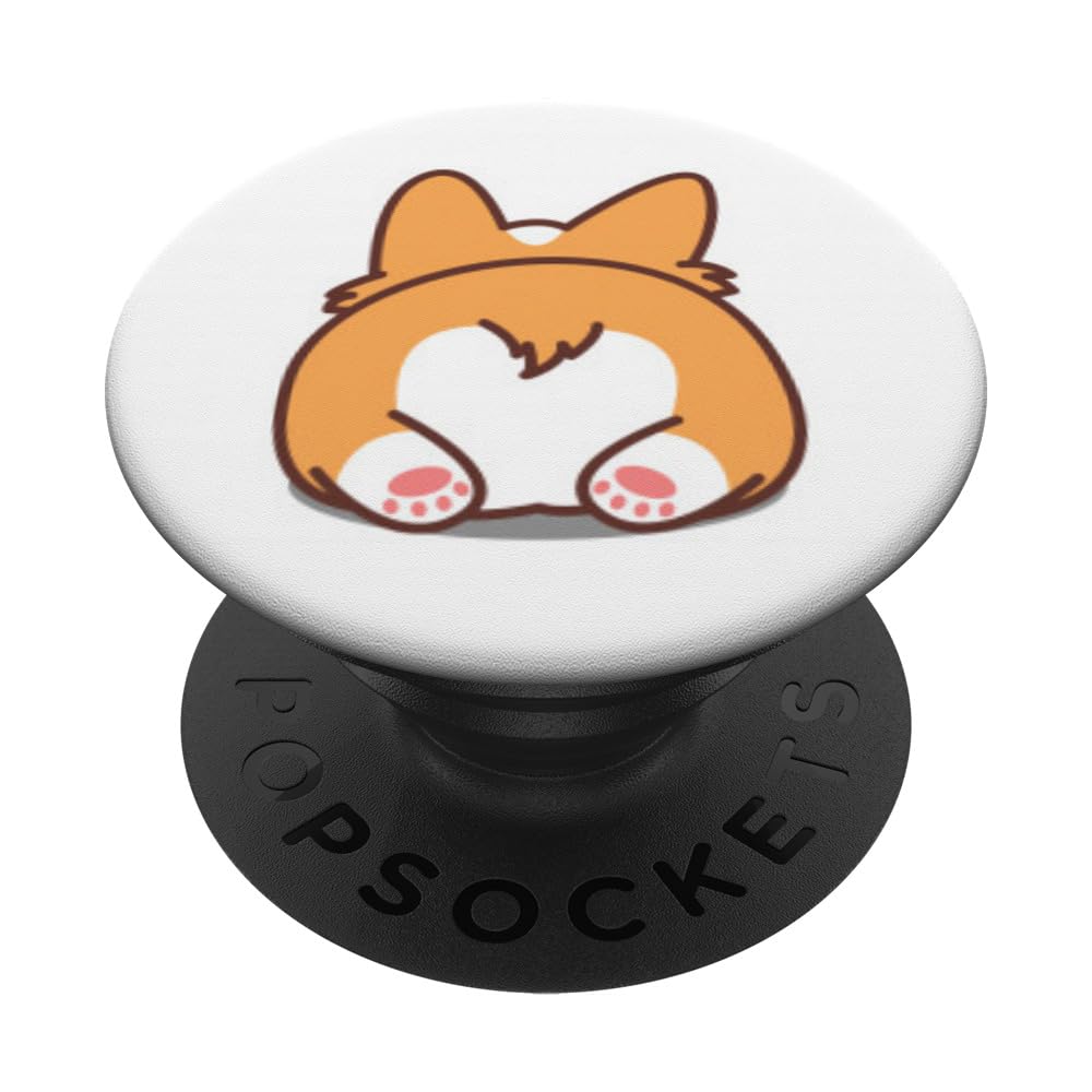 Funny Corgi Butt PopSockets Adhesive PopGrip