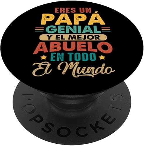 Dad Grandpa Fathers Day Papà Mejor Abuelo En Todo El Mundo PopSockets Standard PopGrip