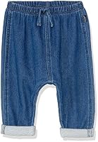 Bonds Baby Girls Denim Terry Trackie Pants, Mid Blue Chambray, 3 (24-36 Months)