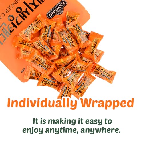 Caramelos coreanos de jengibre y naranja 250g miniatura 4