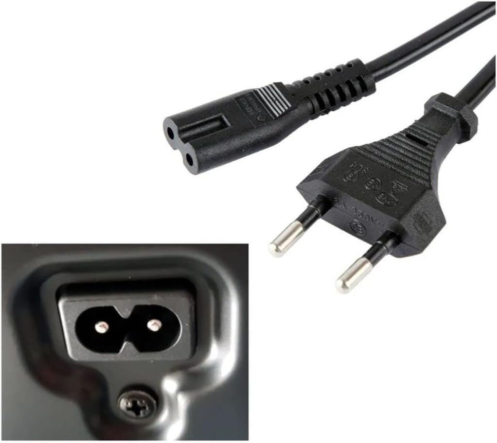 Cabo De Força Energia Bipolar Ps4 Ps3 Tipo 8 10a 1,8 Metros