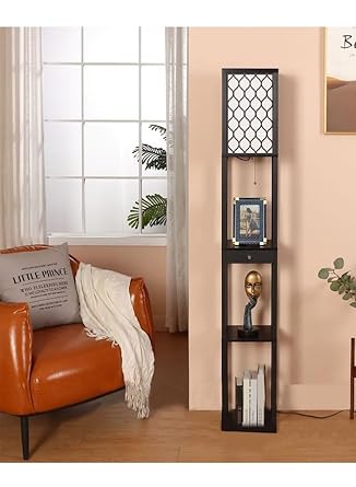 NKX Nordic Modern Bedroom linen cover Standing Floor vertical lamp