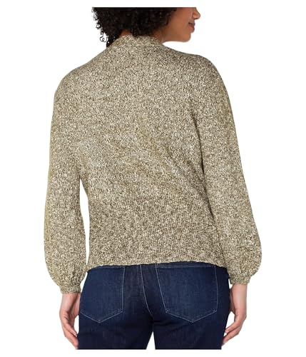 Liverpool Women's Long Sleeve Button Front Cardigan Sweater2