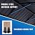 FAB BASED 10x12FT Hardtop Wood Gazebo, Natural Solid Cedar Frame Carport Gazebo, Canopy with Steel Roof, Outdoor Metal Top Pavilion for Deck, Garden, Backyard, Lawn