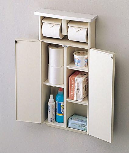 Amazon Toto 二連紙巻器一体型収納キャビネット 壁埋め込み式 樹脂製 ホワイト Ysc25n Nw1 2枚扉タイプ Diy 工具 ガーデン