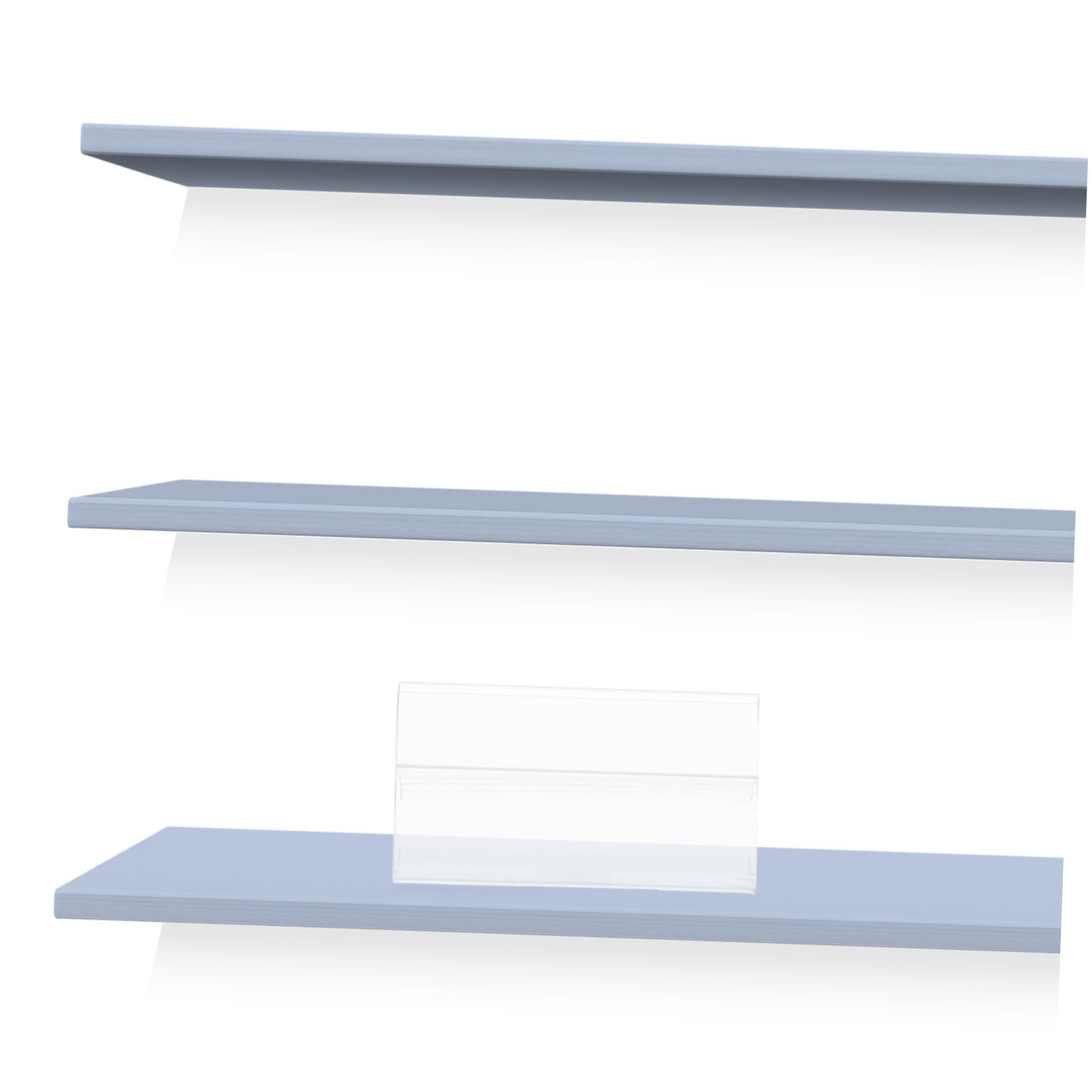 Porta Etichette Clip Adattabile in Pvc 100 Pezzi per Scaffale