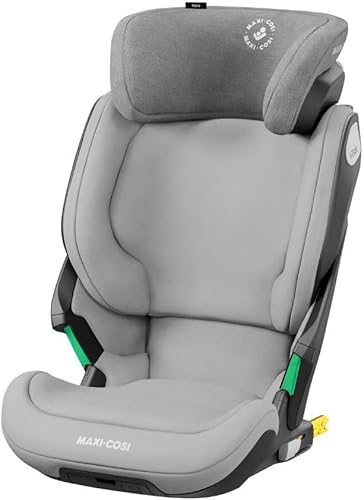 Maxi-Cosi Kore i-Size, Silla de Coche ISOFIX, 3,5 - 12 años, 100 - 150 cm, Alto/Ancho Ajustable, Sistema de Protección Lateral Plus, Abrochado Rápido y Fácil, Authentic Grey