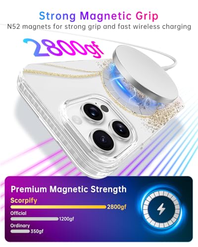 Coque iPhone 16 Pro Max pailletée rose pour sublimer vos soirées