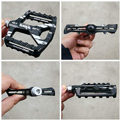 Baijiaye Pedali per Bici, 9/16 Antiscivolo CNC in...