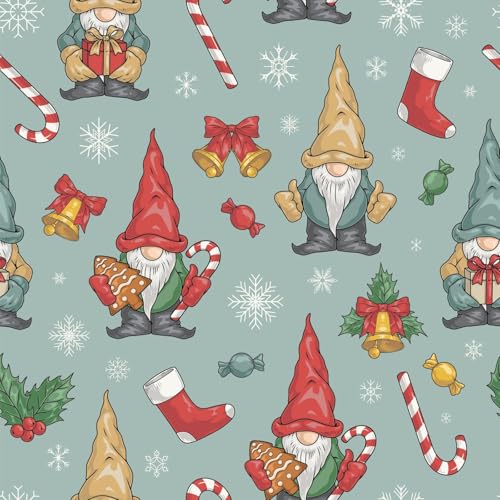 LaiTique Christmas Gnome Peel and Stick Wallpaper image