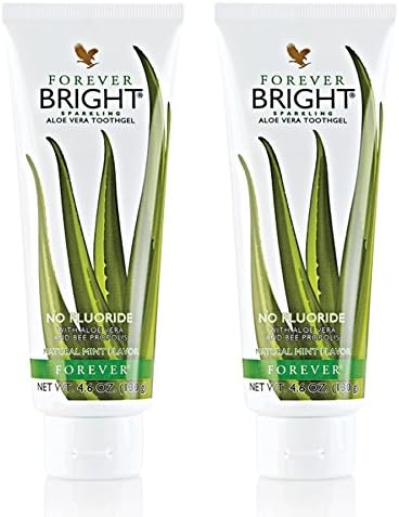 Bright Aloe Vera Toothgel, 2 Pieces