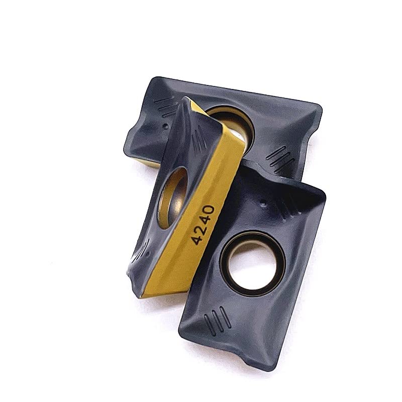 10pcs R390 170408-PM 1025 R390 170408 PM-4240 Carbide Inserts Milling Inserts Metal Milling Cutters CNC Cutting Tools(R390 170408 PM 4240)