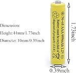 NiCd AAA 1.2V 600mAh Triple A Rechargeable Batteries for Outdoor Solar Lights Solar Lamp Garden Light (20-Pack)