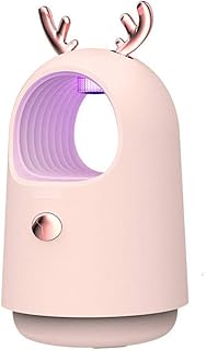 USB Mosquito Killer Lamp, Small Household Physical Mosquito Killer, Mother and Baby Mosquito Repellent,LED Silent Indoor Mosquito Trap Repellent,Non-Toxic Odorless, Silent Insect Killer,Pink