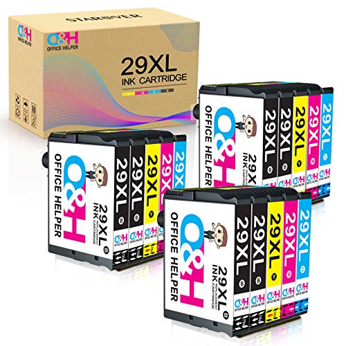 OFFICE HELPER Reemplazo de Cartucho de Tinta Compatible para Epson 29XL for Epson Expression Home XP-235 XP-245 XP-247 XP-330 XP-332 XP-335 XP-342 XP-345 XP-430 XP-432 XP-435 (15 Paquete)