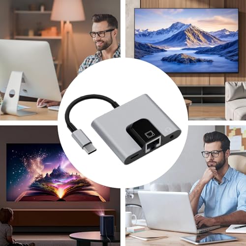 Adaptador USB C Ethernet para solucionar cortes de internet y conectar auriculares 4