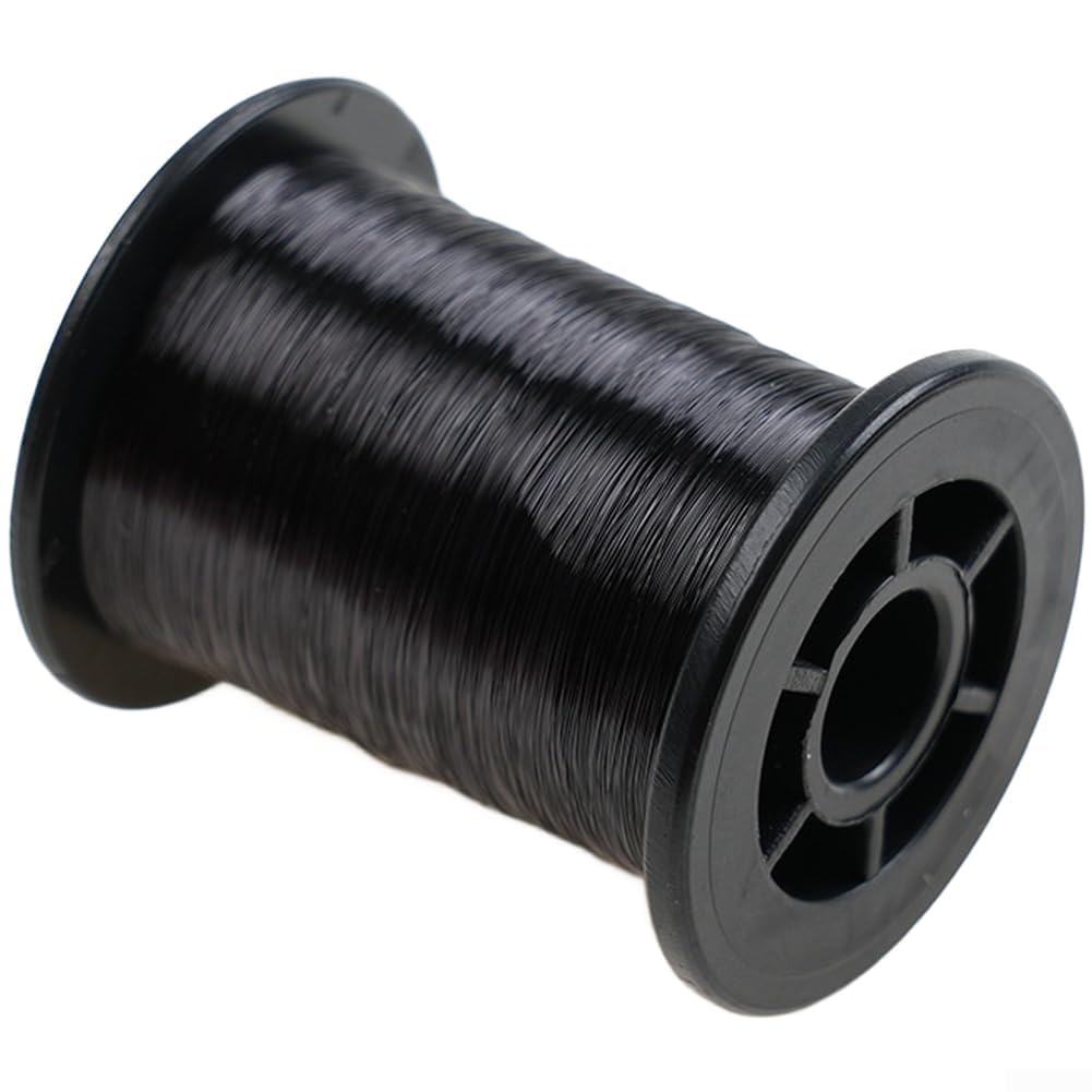 Fine Gauge Copper Wire 0.1mm for Fly Tying Nymph Body Material and Hook Binding in Traditional and Modern Fly Patterns (Black)