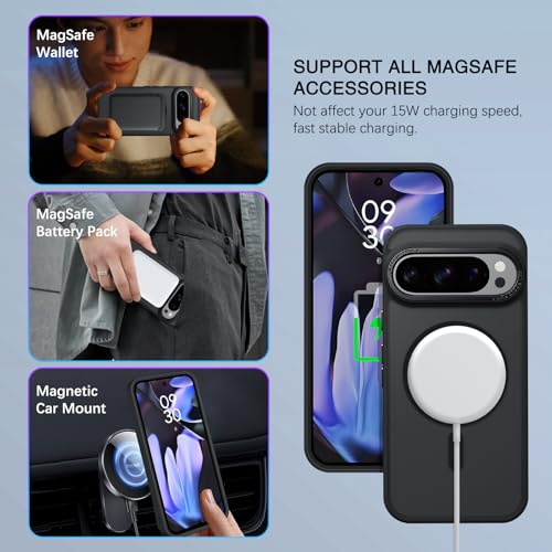 Coque Pixel 9 Pro antichoc mate pour rester connecté en déplacement - 3