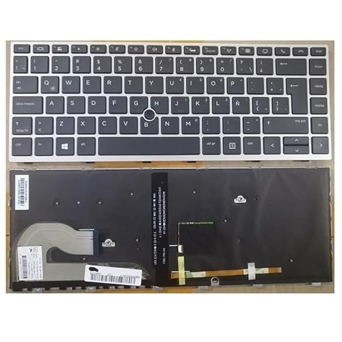 HP EliteBook 745 840 G5/G6 846 848 Zbook 14U HSN-I17C-4/I13C-4 I24C MT44 MT45用 US/RU/FR/LA ノートパソコンキーボード(LA backlit stick)