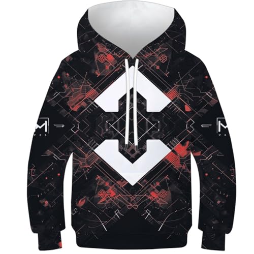 Pullover à capuche ADOVZ unisexe manches longues sweat casual enfants hommes femmes