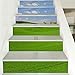 Adesivi Per Scale Adesivi Murali Adesivi Decorativi Per Scale 1 Set / 6Pcs Pandi Di Parscolo Paesaggio Series Villa Scala Scala Adesivi Non-Curling Edge Scale In Pvc Gli Adesivi Possono Essere Rimossi