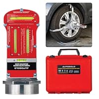 Zackman Scientific AutoSolo Magnetisches Camber Caster Achsschenkelneigungs-Messgerät - Erschwingliches 3-in-1 Radausrichtungswerkzeug für DIY Mechaniker