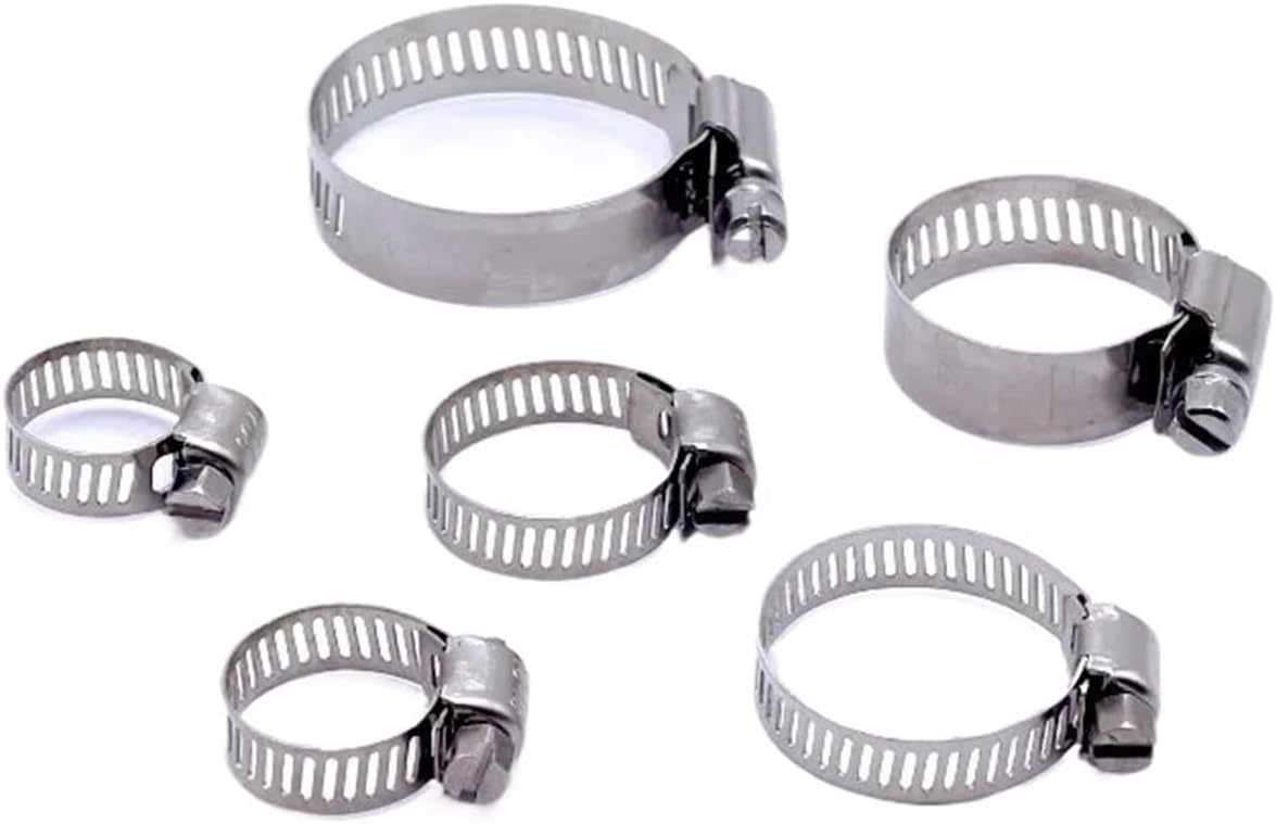 Clamps,Hose Clamps, 1pcs Hose Clamps Adjustable Clamp Hoop 6-44mm