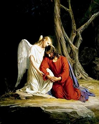 Amazon.com: Agony in the Garden Poster Print by Carl Bloch (24 x