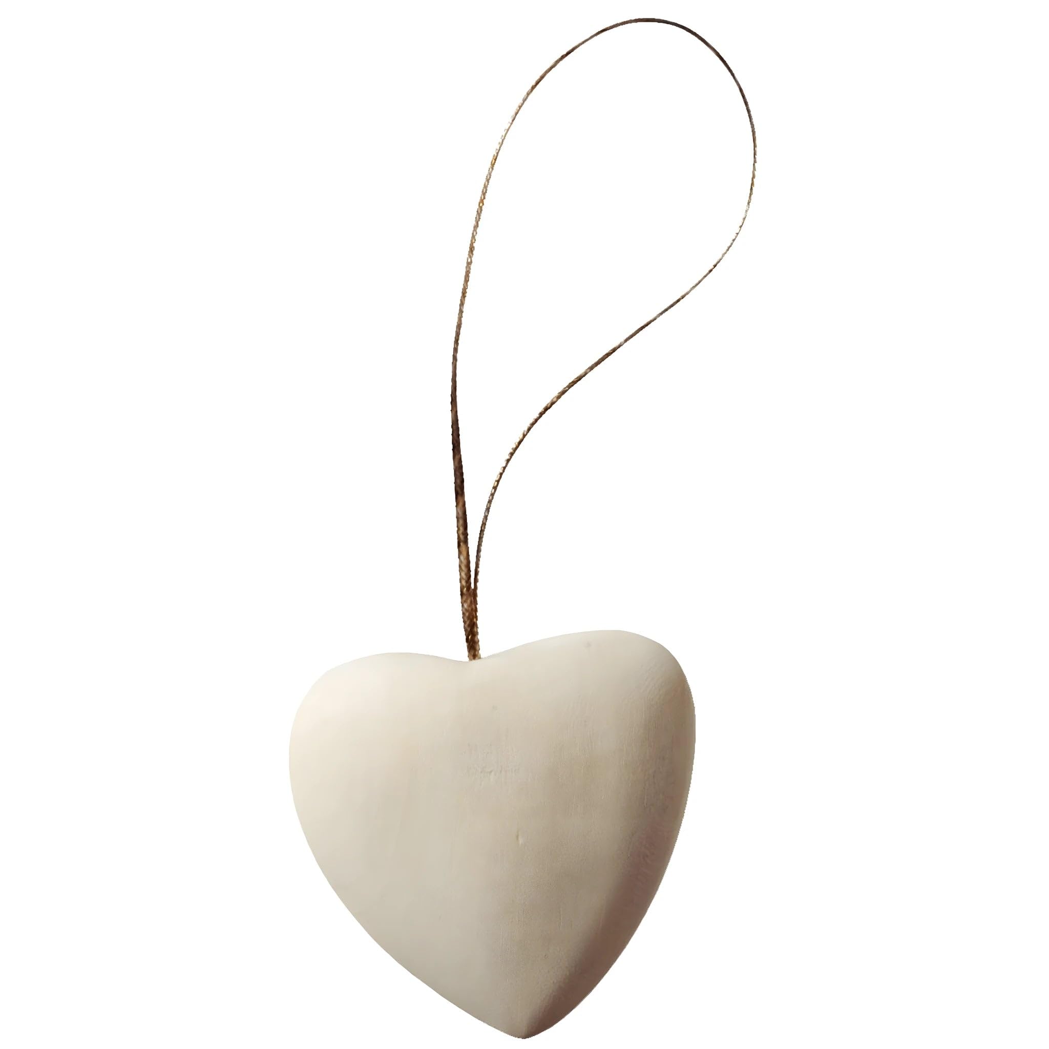Dolfi | Linden Wood Heart 10 cm | Natural Wood in Val Gardena | Nativity Figure
