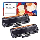 CSSTAR Kompatibel Toner Ersatz für MLT-D116L MLT-D116S für Samsung Xpress M2835DW M2825ND M2825DW M2885FW M2675 M2675FN M2875FD M2625 M2626 M2676 M2825 Drucker - 2er Pack, Schwarz
