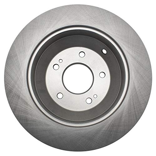 Image of TRQ Rear Brake Pad and Rotor Set Semi Metallic Solid Rotors Compatible with 2010-2016 Hyundai Santa Fe 2013-2016 Santa Fe Sport 2011-2014 Kia Sorento